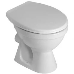 Λεκάνη δαπέδου 46x36 πίσω σιφόνι με κάλυμμα KARAG ARKA 2702