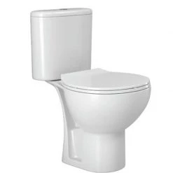 Λεκάνη δαπέδου Rimless πίσω σιφόνι με κάλυμμα KARAG VENICE SW 190 68x35