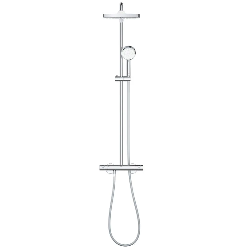 Σύστημα ντους με θερμοστατική μπαταρία GROHE TEMPESTA COSMOPOLITAN SYSTEM 250 CUBE 26689000 2 Σύστημα ντους με θερμοστατική μπαταρία GROHE TEMPESTA COSMOPOLITAN SYSTEM 250 CUBE 26689000 - Image 2