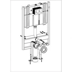 Καζανάκι εντοιχισμού γυψοσανίδας VILLEROY & BOCH ViCONNECT 63,5x112x90 92247600 -Λεκάνες Εκπτώσεις καζανάκι εντοιχισμού γυψοσανίδας villeroy boch viconnect 635x112x90 92247600 1