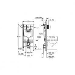 Εξώφυλλο -Λεκάνες Εκπτώσεις καζανάκι σετ εντοιχισμού γυψοσανίδας grohe rapid sl 38745001 1