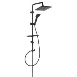 Κολόνα σταθερού ντους FERRO SQUERTO LUX BLACK NP24-BL