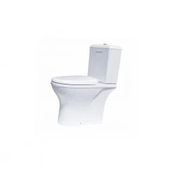 Λεκάνη HUIDA Armonia 67x34 διπλής εξόδου κομπλέ σετ με κάλυμμα Soft Close 17-0522 + 17-1522