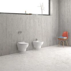 Λεκάνη αναρτώμενη Rimless με κάλυμμα EOLIS KARAG CH2630 -Λεκάνες Εκπτώσεις λεκάνη αναρτώμενη rimless με κάλυμμα eolis karag 3