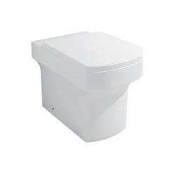 Λεκάνη δαπέδου BTW KARAG CUTIE CB 1094 διπλής εξόδου κομπλέ σετ με κάλυμμα Soft Close 54 Cm