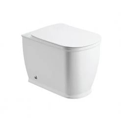 Λεκάνη δαπέδου BTW KARAG GENESIS CB 10150 54x36cm με διπλή έξοδο και κάλλυμα Soft Close