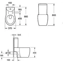 Λεκάνη δαπέδου BTW KARAG IMPRESSION CT 1030 διπλής εξόδου κομπλέ σετ με κάλυμμα Soft Close 66 Cm -Λεκάνες Εκπτώσεις λεκάνη δαπέδου btw karag impression ct 1030 κομπλέ σετ με κάλυμμα soft close 66 cm 2