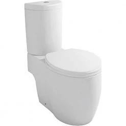 Λεκάνη δαπέδου BTW KARAG IMPRESSION CT 1030 διπλής εξόδου κομπλέ σετ με κάλυμμα Soft Close 66 Cm