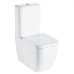 Λεκάνη δαπέδου BTW KARAG LEGEND CT 10100 διπλής εξόδου κομπλέ σετ με κάλυμμα Soft Close 66 Cm