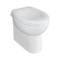 Λεκάνη δαπέδου BTW KARAG PAROS MFZ 38D 47,5x38cm πίσω σιφώνι με κάλλυμα UF Soft Close