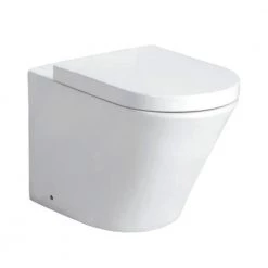 Λεκάνη δαπέδου BTW KARAG SORRENTO CB 1088 διπλής εξόδου κομπλέ σετ με κάλυμμα Soft Close 56 Cm