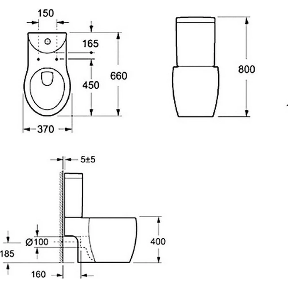 Λεκάνη δαπέδου KARAG IMPRESSION CT 1030CD διπλής εξόδου κομπλέ σετ με κάλυμμα Soft Close 66 Cm 3 Λεκάνη δαπέδου KARAG IMPRESSION CT 1030CD διπλής εξόδου κομπλέ σετ με κάλυμμα Soft Close 66 Cm - Image 3