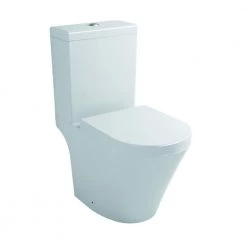 Λεκάνη δαπέδου KARAG SORRENTO CT 1088C πίσω σιφώνι κομπλέ σετ με κάλυμμα Soft Close 66 Cm