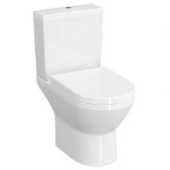 Λεκάνη δαπέδου Rimless με χρήση μπιντέ και κάλυμμα S/C 62 X 35,5 Cm VITRA INTEGRA 7044L003-0088 + 5428B003-5036 + 110-003R019 Λε