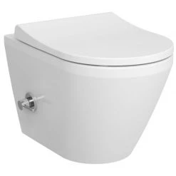 Λεκάνη κρεμαστή Rimless με χρήση μπιντέ και κάλυμμα S/C 54 X 35,5 Cm VITRA INTEGRA 7041B003-1584 + 110-003R019 Λευκή