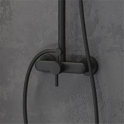 Μπαταρία σταθερού ντους μαύρη ματ KARAG ARTEMIS CF031M-NR -Λεκάνες Εκπτώσεις μπαταρία σταθερού ντους μαύρη ματ artemis karag 2