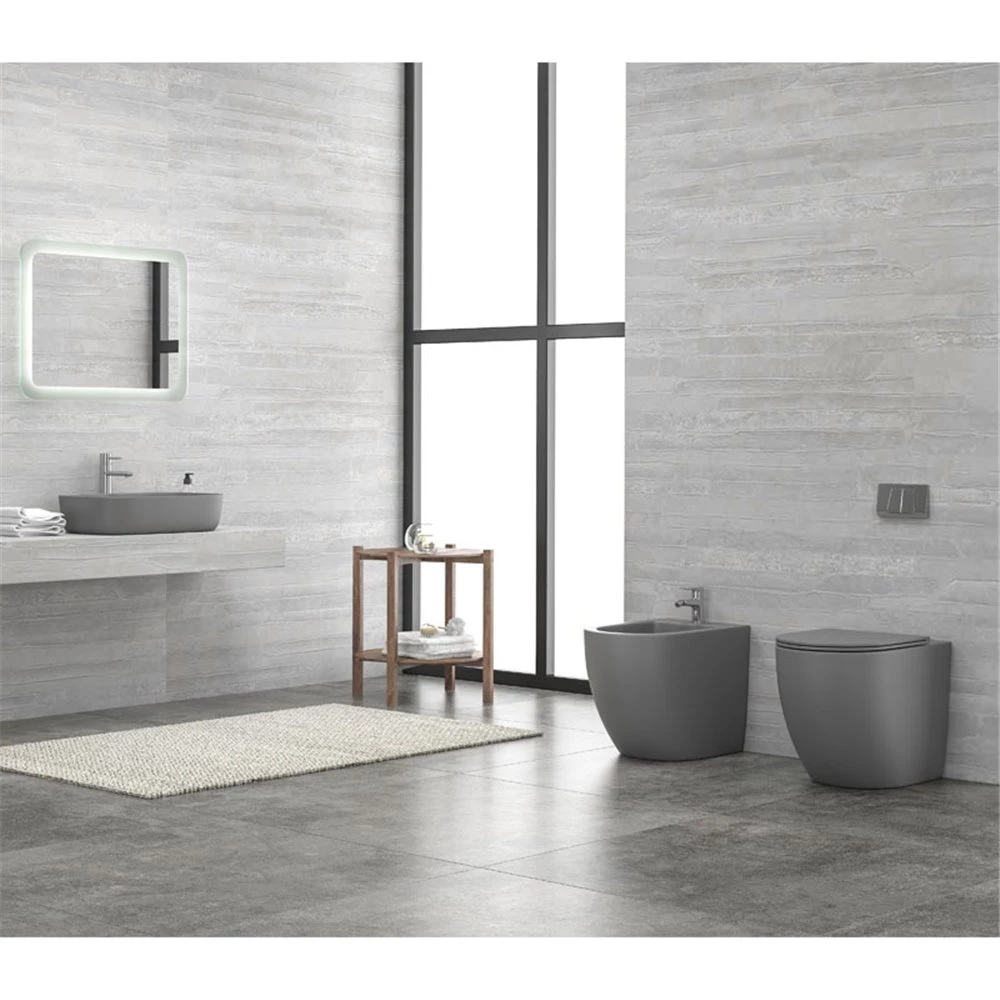 Μπιντέ δαπέδου γκρι ματ KARAG MILOS LT2141C-MDG 1 Μπιντέ δαπέδου γκρι ματ KARAG MILOS LT2141C-MDG