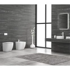 Μπιντέ δαπέδου λευκό ματ KARAG MILOS LT2141C-MW