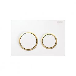 Πλακέτα ενεργοποίησης καζανακίου GEBERIT OMEGA 20 115.085.KK.1 Λευκή - Χρυσό