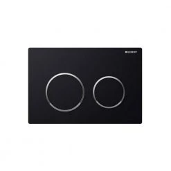 Πλακέτα ενεργοποίησης καζανακίου GEBERIT OMEGA 20 115.085.KM.1 Μαύρη - Χρωμέ Γυαλιστερό