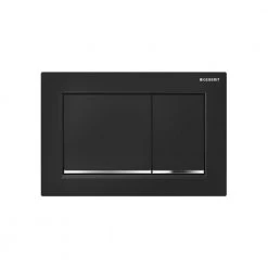 Πλακέτα ενεργοποίησης καζανακίου GEBERIT OMEGA 30 115.080.KM.1 Μαύρη - Χρωμέ Γυαλιστερό