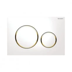 Πλακέτα ενεργοποίησης καζανακίου GEBERIT SIGMA 20 115.882.KK Λευκή - Χρυσή