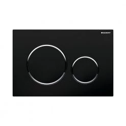 Πλακέτα ενεργοποίησης καζανακίου GEBERIT SIGMA 20 115.882.KM Μαύρη - Χρωμέ Γυαλιστερή