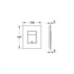 Πλακέτα ενεργοποίησης καζανακίου GROHE SKATE COSMOPOLITAN MIRROR GLASS 389160A0 7 Πλακέτα ενεργοποίησης καζανακίου GROHE SKATE COSMOPOLITAN MIRROR GLASS 389160A0 -Λεκάνες Εκπτώσεις πλακέτα ενεργοποίησης καζανακίου grohe da0 mirror glass 389160a0 3