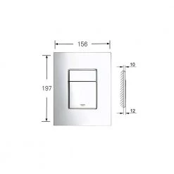 Πλακέτα ενεργοποίησης καζανακίου GROHE SKATE COSMOPOLITAN 38845LS0 Λευκή κρυστάλλινη 7 Πλακέτα ενεργοποίησης καζανακίου GROHE SKATE COSMOPOLITAN 38845LS0 Λευκή κρυστάλλινη -Λεκάνες Εκπτώσεις πλακέτα ενεργοποίησης καζανακίου grohe skate cosmopolitan 38845ls0 λευκή κρυστάλλινη 3