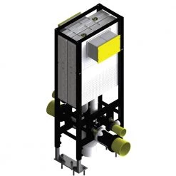 Σετ 2 αυτόνομων καζανακίων εντοιχισμού κρεμαστής λεκάνης 19 Cm KARAG T05-2115