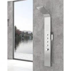 Στήλη ντούς υδρομασάζ KARAG GRANDE ELEA 9901 Inox 165x20