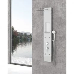 Στήλη υδρομασάζ KARAG CLIO G8138 Λευκή 140x24